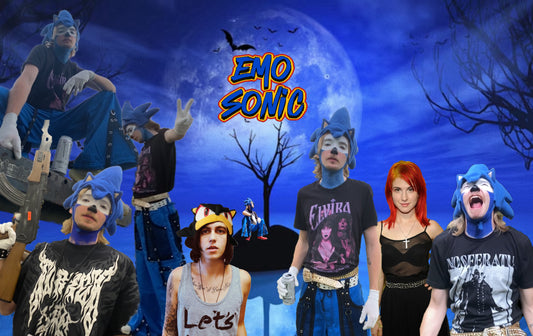 Emo Sonic Poster 12x18